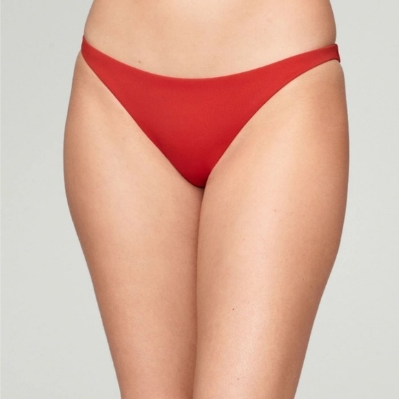 NWT CUUP Swim The Bikini Bottom Sz 1/ XS Lava - Picture 7 of 7